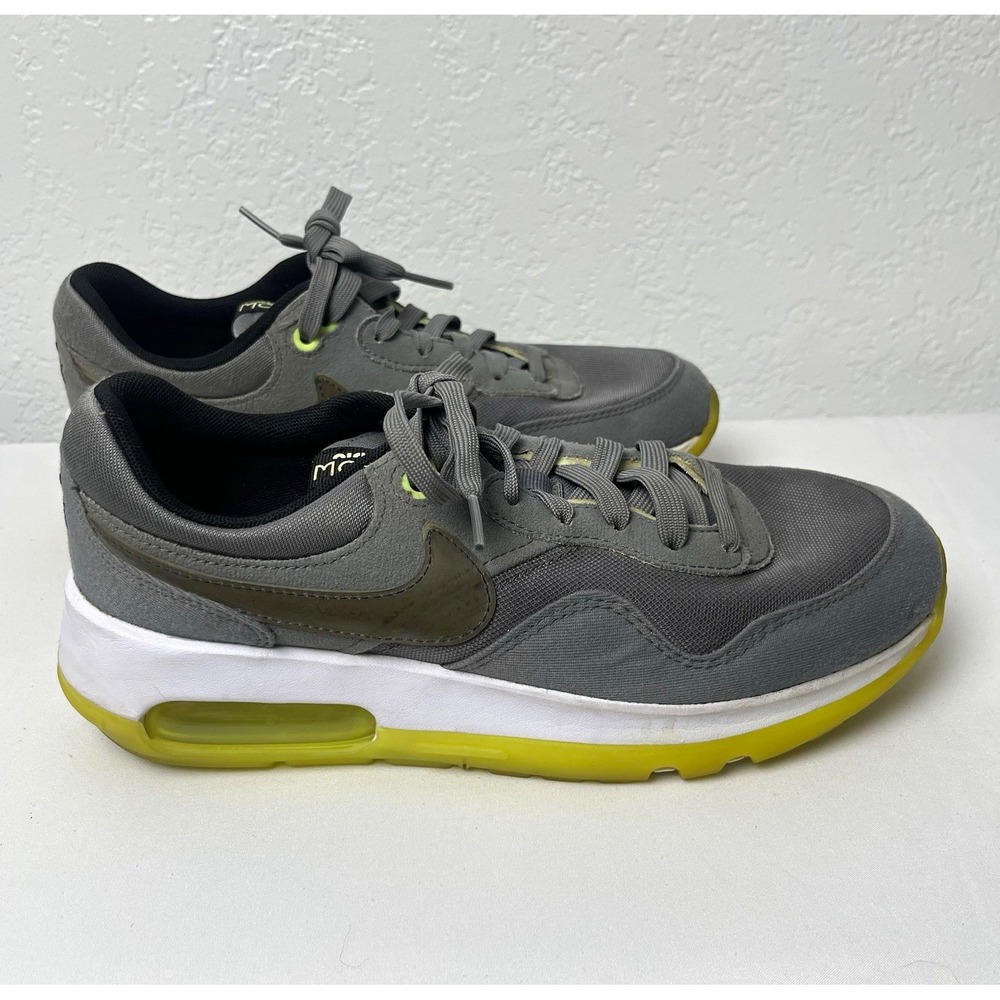 Nike Air Max Motif GS Gray/Green/White Low Top Sneakers 7W